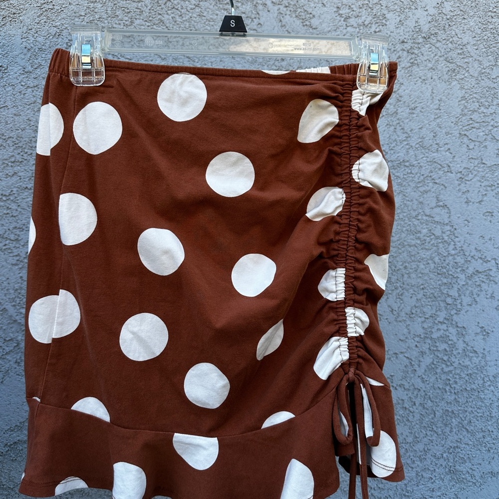 Polka Dot Ruched Set - Picture 4 of 5